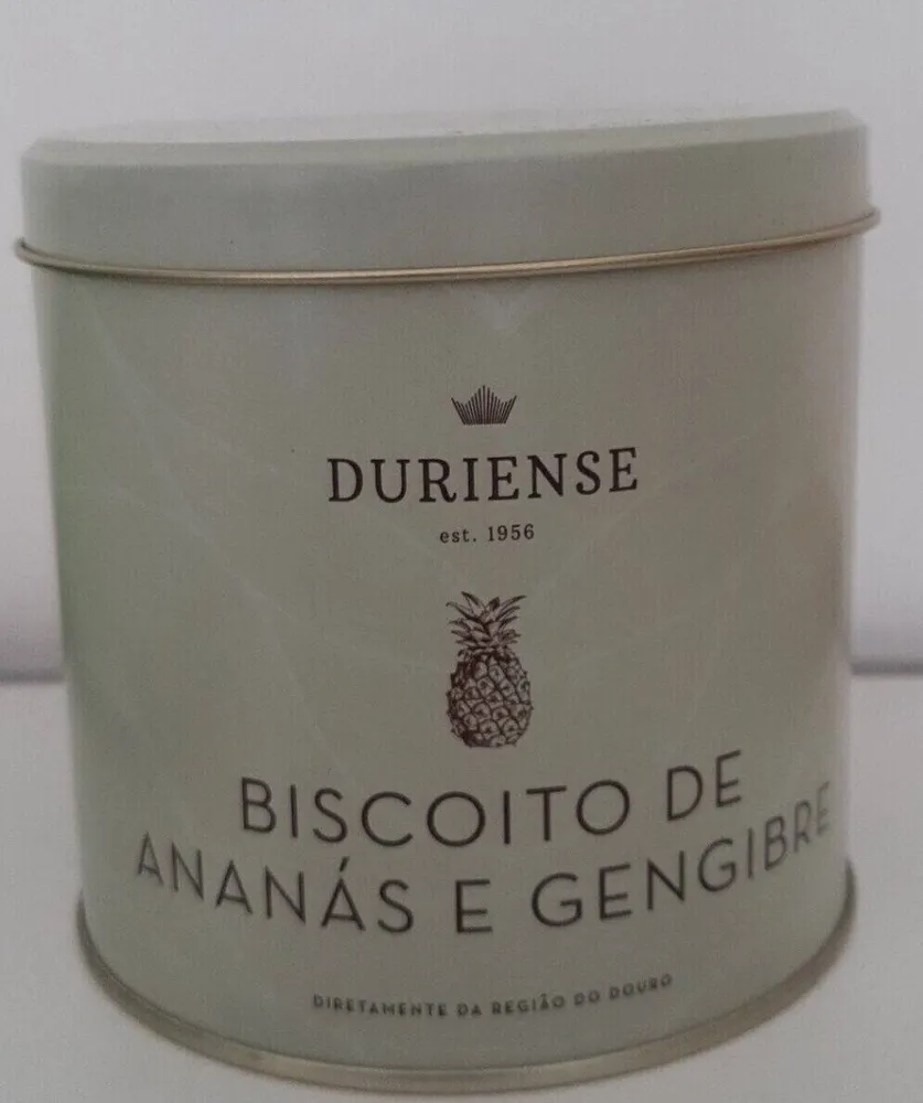 Biscoito de ananás e gengibre