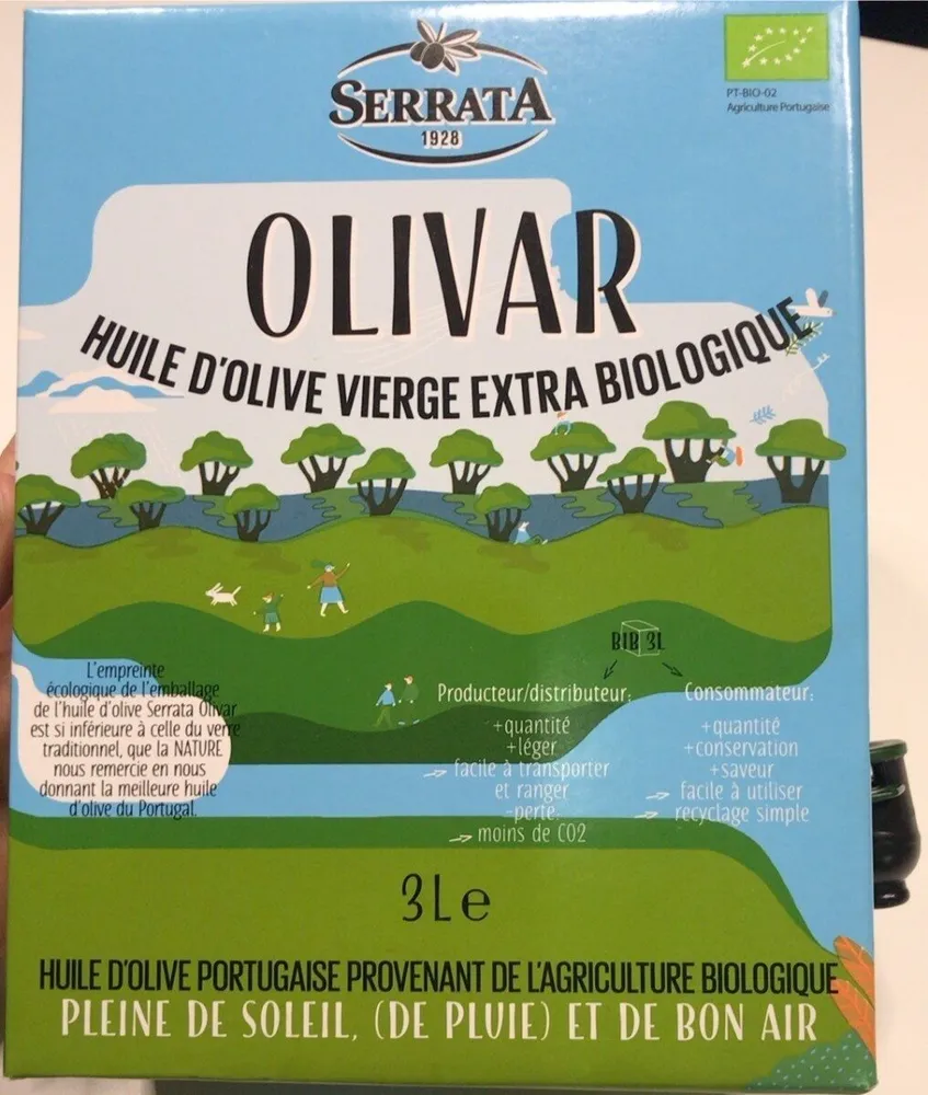 Olivar Huile d'olive vierge extra biologique