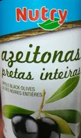 Azeitonas pretas inteiras