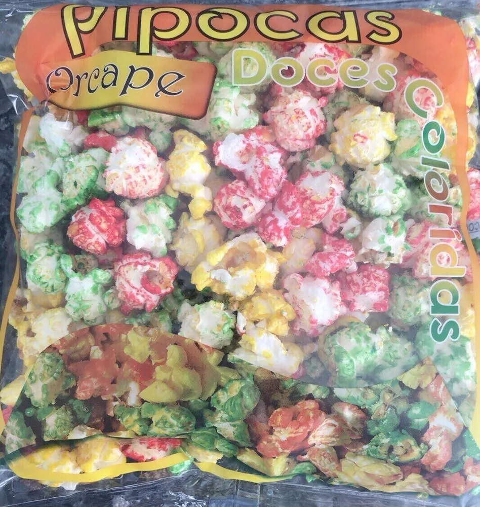 Pipocas coloridas