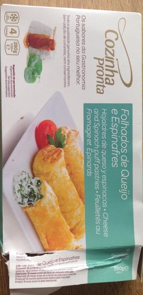 Feuilletés au Fromage et Épinards