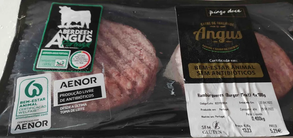 Hambúrguer bovino
