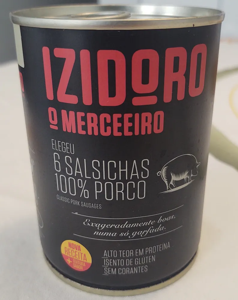 Salsichas 100% porco
