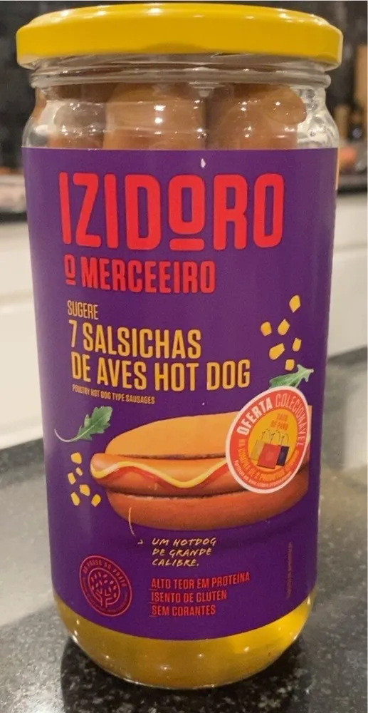 7 Salsichas de Aves Hot Dog