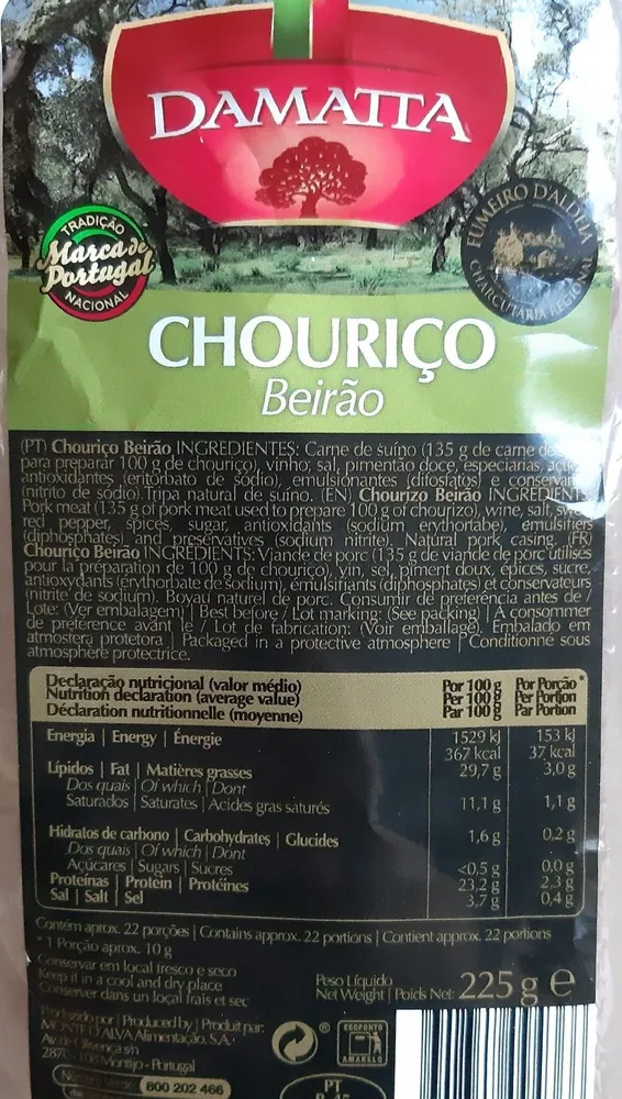 Chouriço Beirão