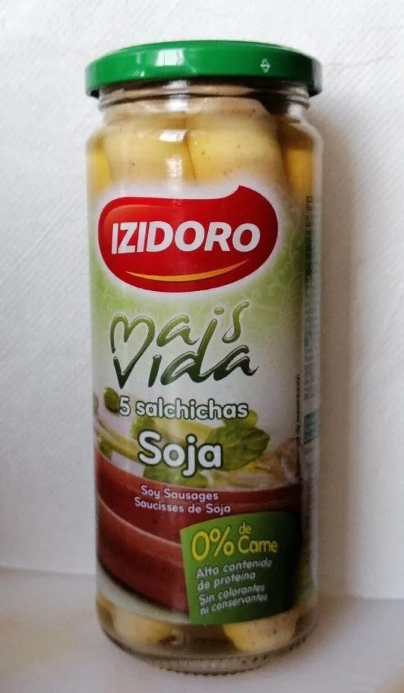 Salchichas de soja