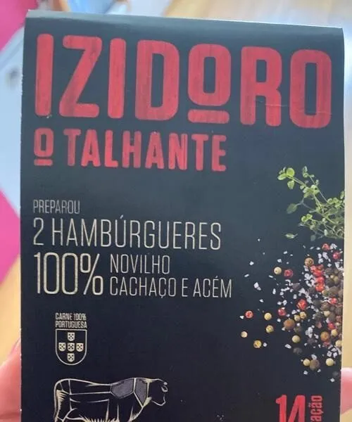 O Talhante Preparou 2 Hambúrgueres 100% Novilho Cachaço e Acém