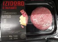 O Talhante Preparou 2 Hambúrgueres de Bovino com Queijo e Bacon