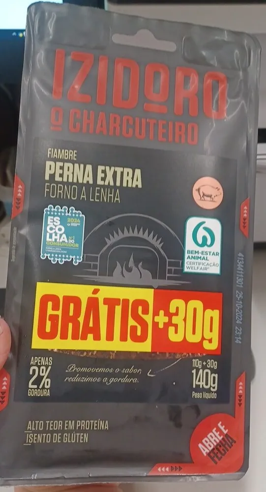 O Charcuteiro Fiambre Perna Extra Forno a Lenha