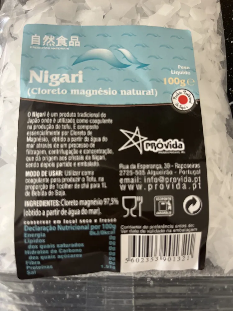 Nigari (Cloreto magnésio natural)