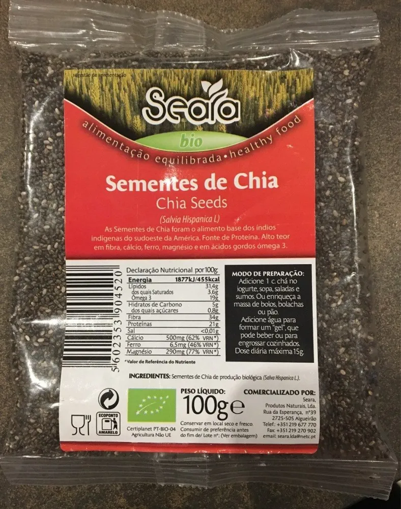 Sementes de chia
