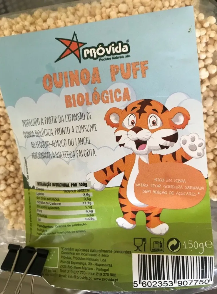 Quinoa Puff Biológica 150 GR - Próvida