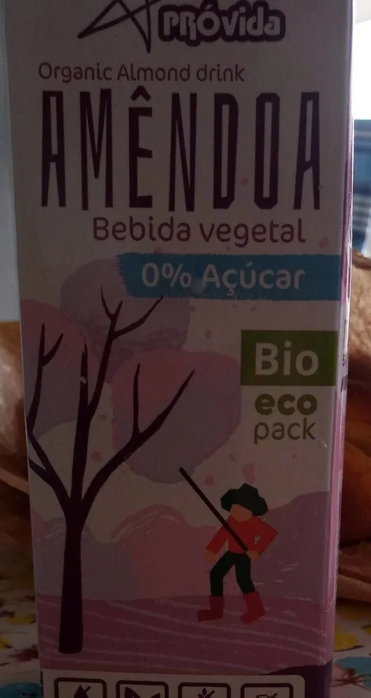 Amêndoa Bebida vegetal