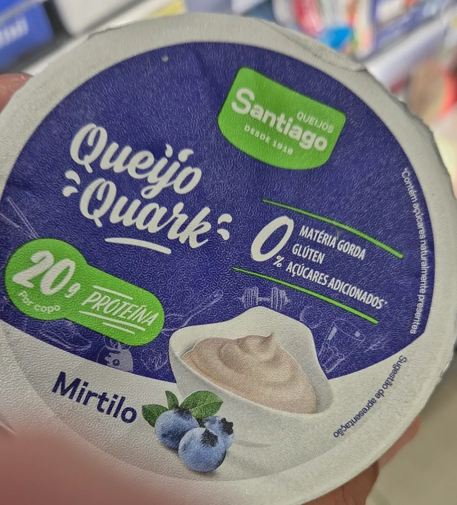 Queijo Quark Mirtilo