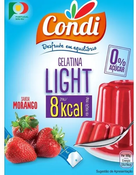 Gelatina Light Strawberry