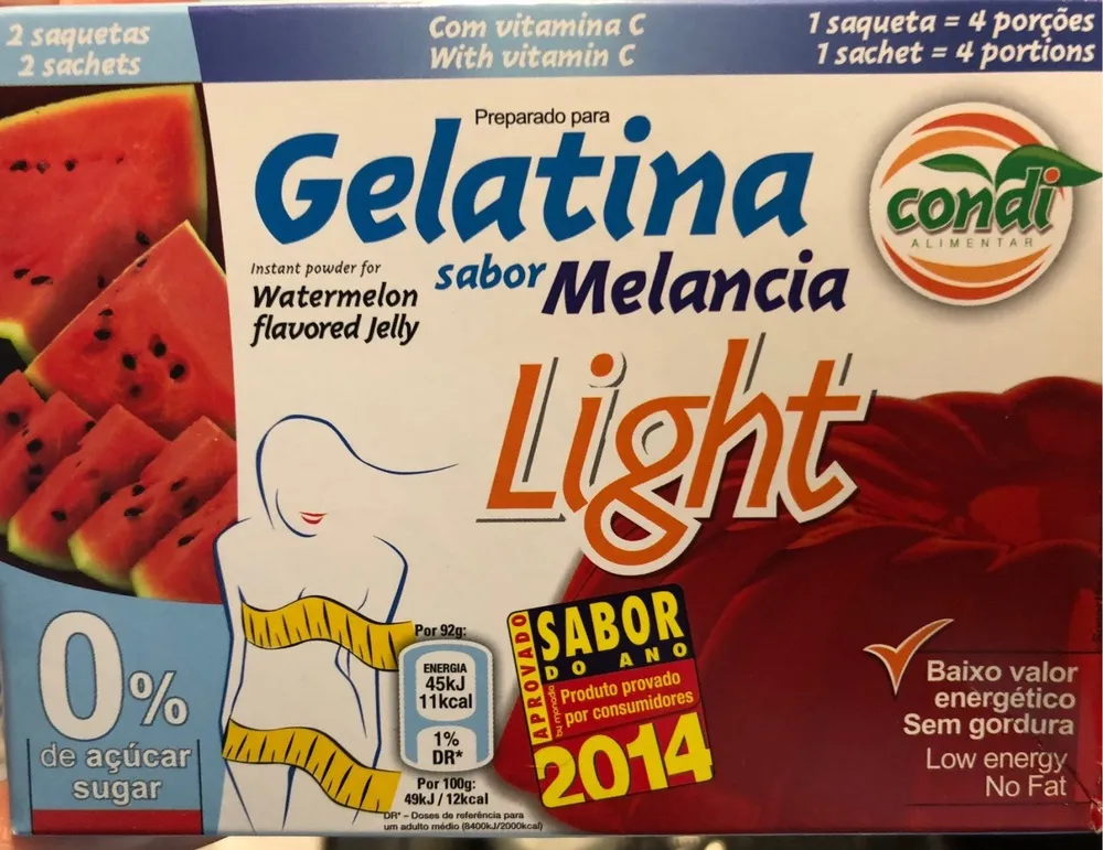 gelatine saveur pasteque