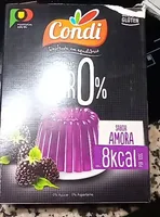 Gelatina 0% sabor Amora