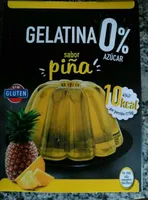 Gelatina 0% sabor piña
