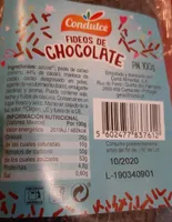 FIDEOS DE CHOCOLATE