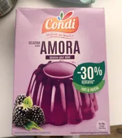 Gelatina sabor amora