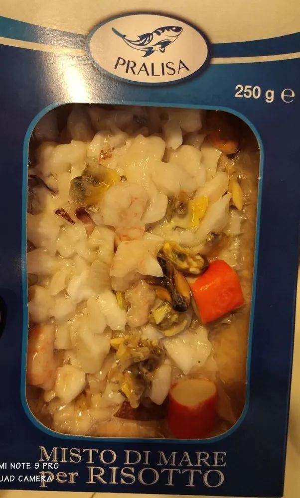 Misto di mare per risotto