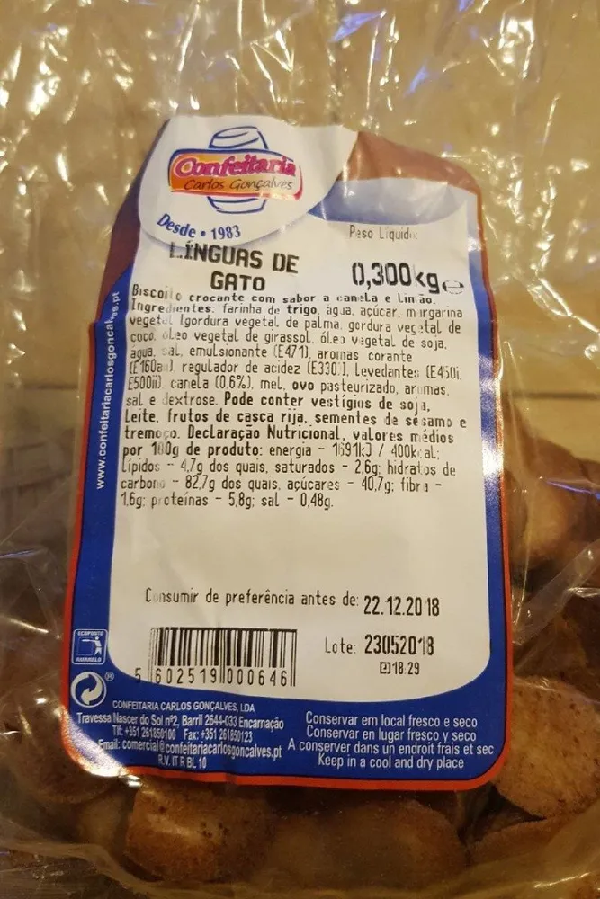 Línguas de gato