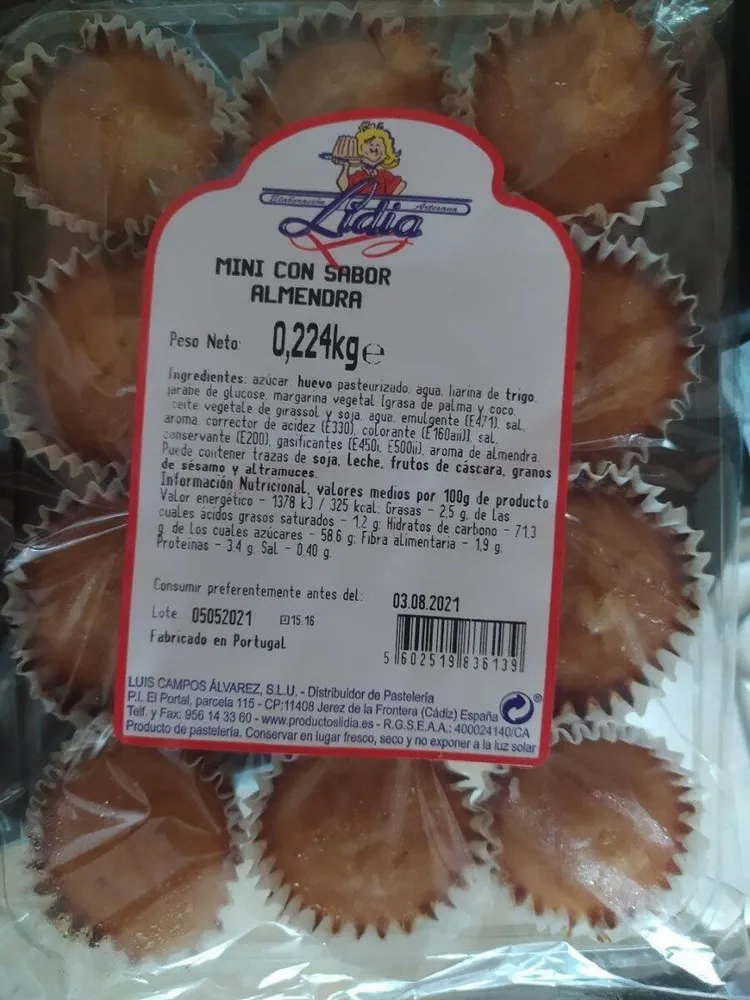 Mini con sabor almendra