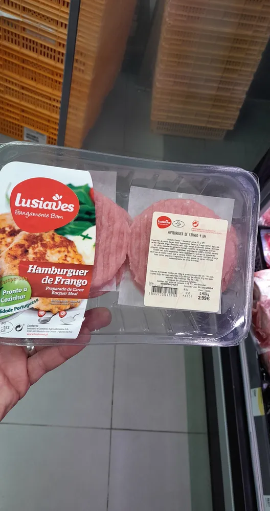 Hambúrguer de frango