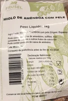 Miolo de amendoa com pele