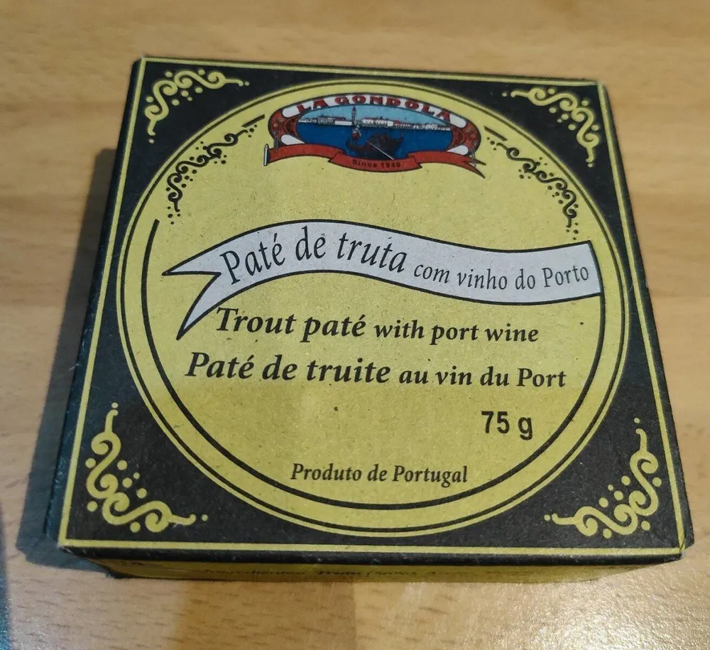 Paté de trucha con vino de Oporto