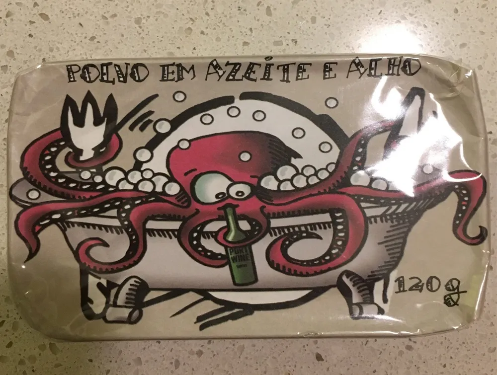 Polvo em azeite e alho