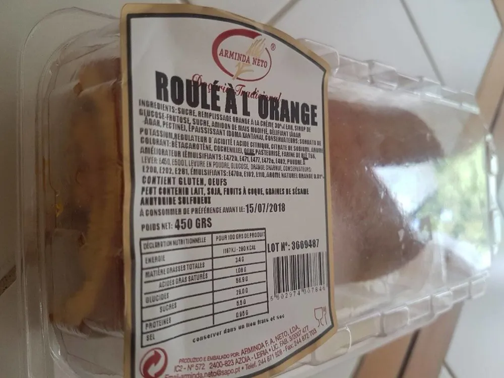 Roulé à l'orange