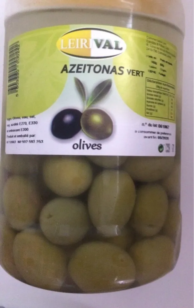 Olives Vertes Seau Leirival