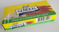 Filets de anchovas em oléo vegetal