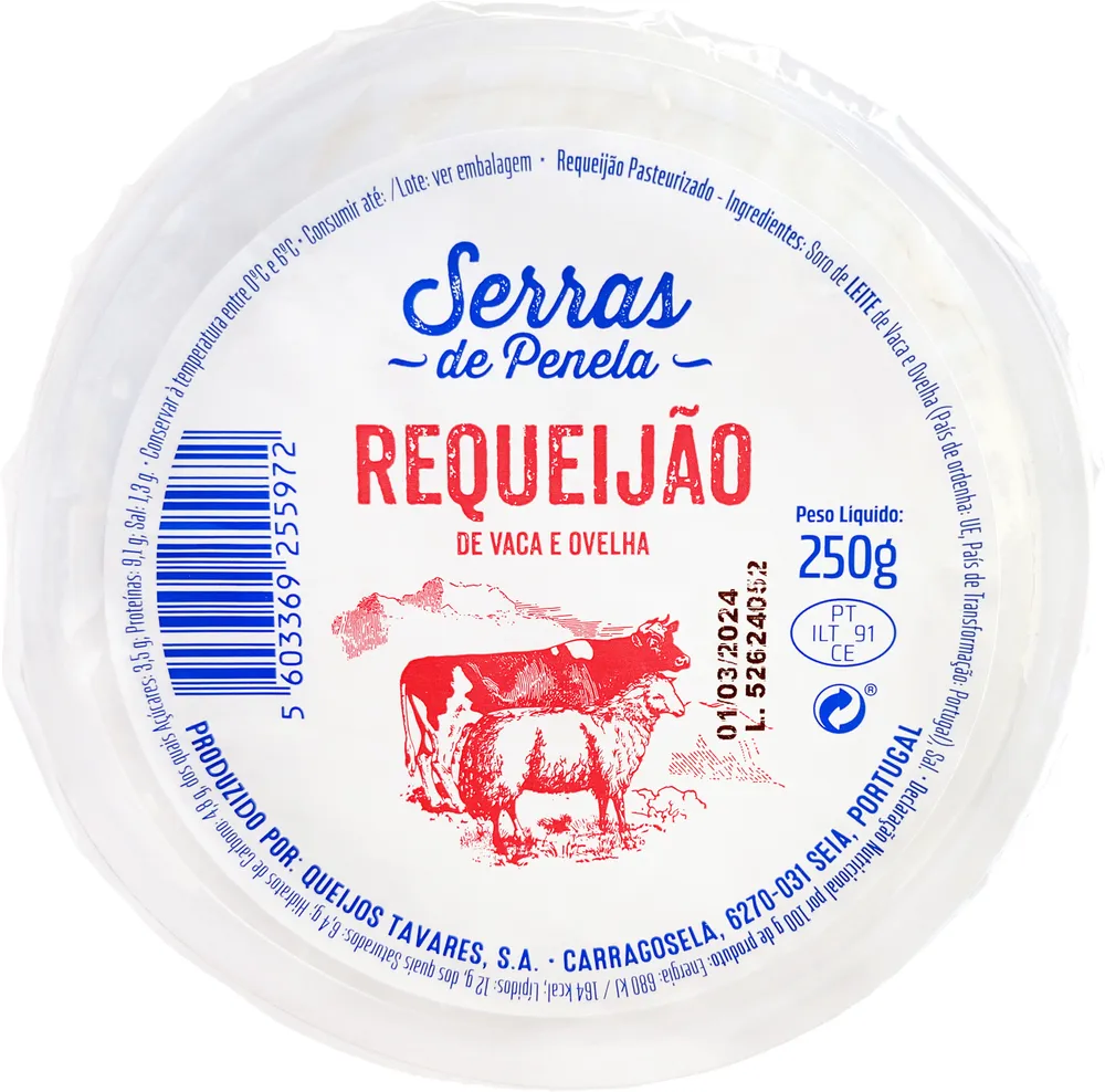 Requeijão de Vaca e Ovelha