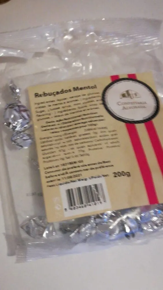 Rebuçados mentol