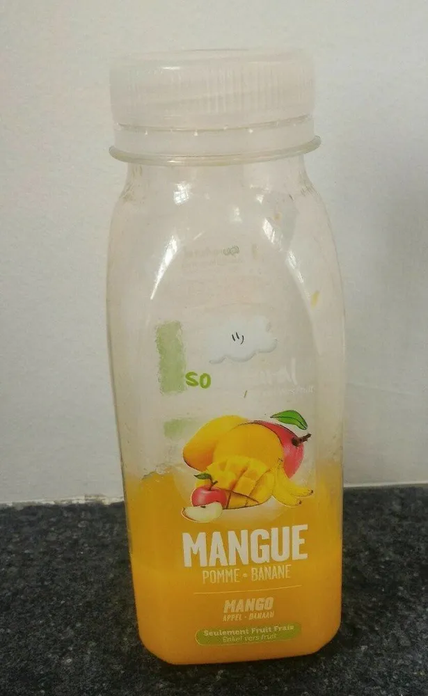 Jus de fruit Mangue pomme banane