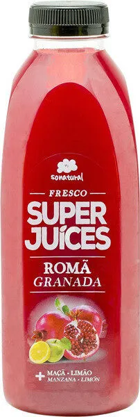 Zumo de granada, manzana y limón