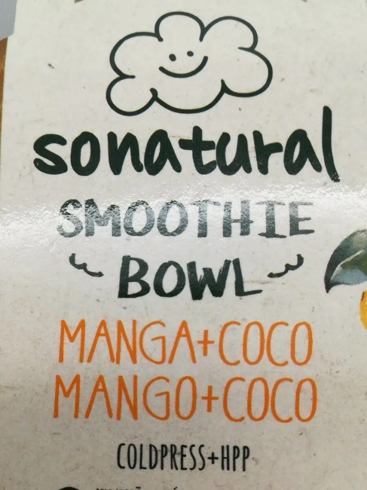 Smoothie bowl. Mango+coco