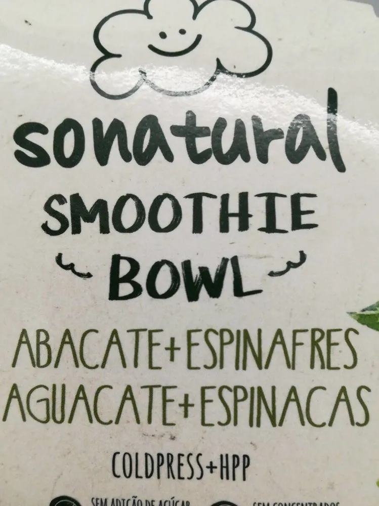 Smoothie bowl aguacate + espinacas