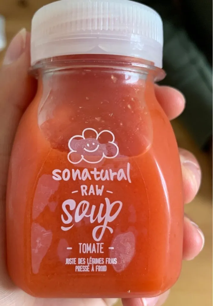 Sonatural raw soup tomate