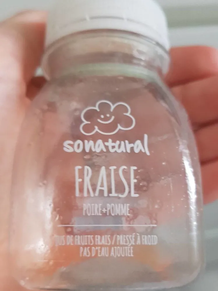 Fraise poire + pomme