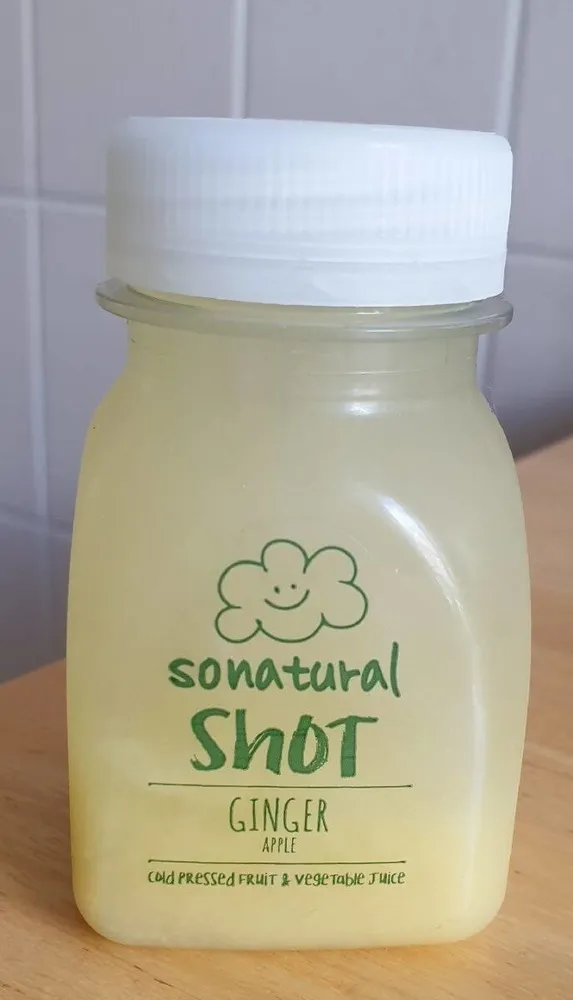 Shot ginger apple
