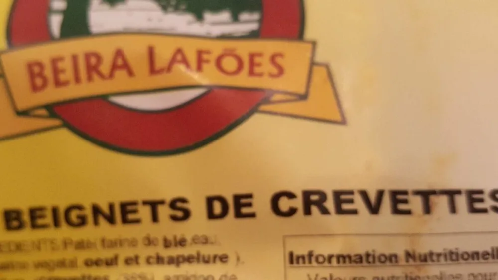 Beignets de crevettes