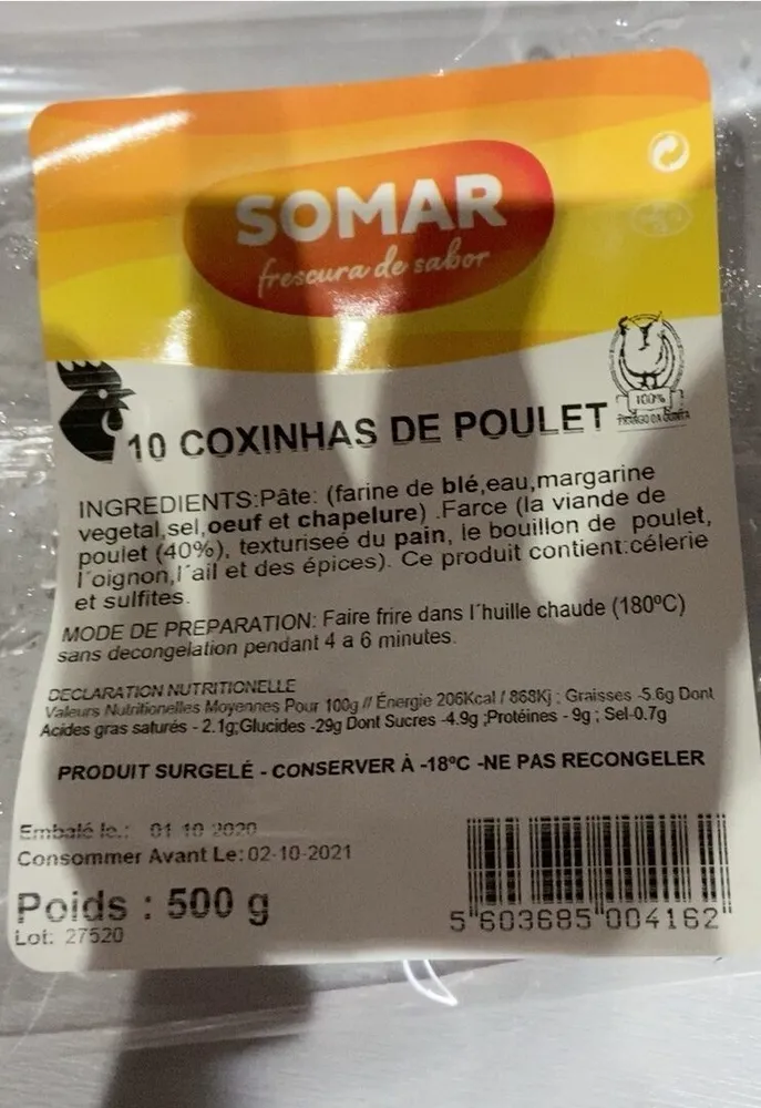 Coxinhas de Poulet