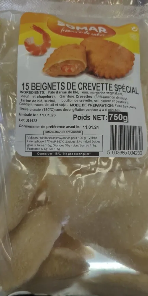 Beignets de crevettes