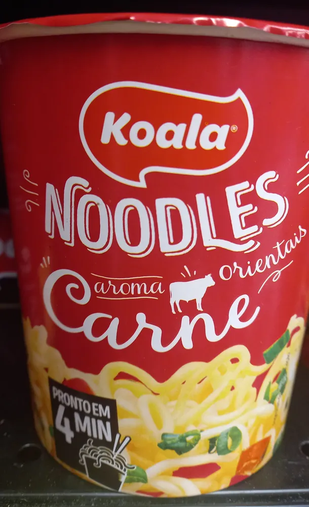 Noodles orientais aroma Carne