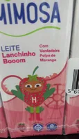 Leite Lanchinho Booom Com Verdadeira Polpa de Morango