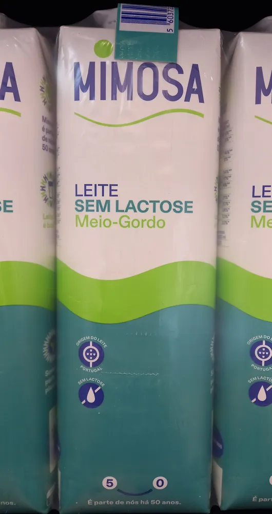 Leite Sem Lactose Meio-Gordo