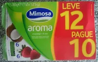 aroma 6 morango + 6 coco